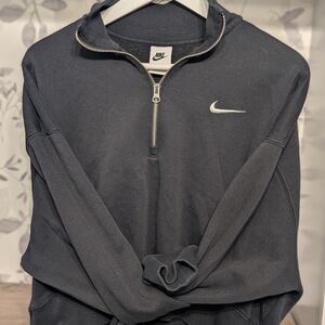 Nike Black Half-Zip Sweatshirt